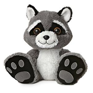 Aurora World Taddle Toes Racer Raccoon Plush